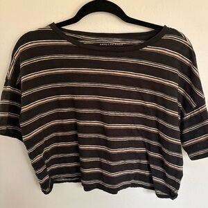 AE Striped Crop Top - Size M